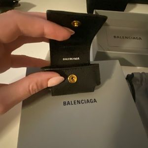 Balenciaga Black AirPod Pro Case Keychain, Brand New